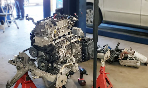 Car in Shop